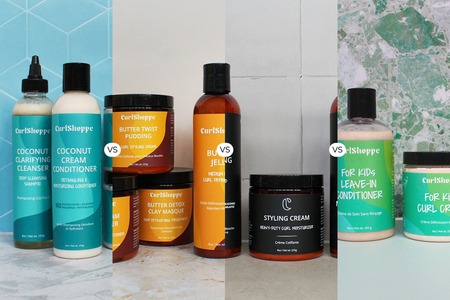 CurlShoppe Collection Comparison