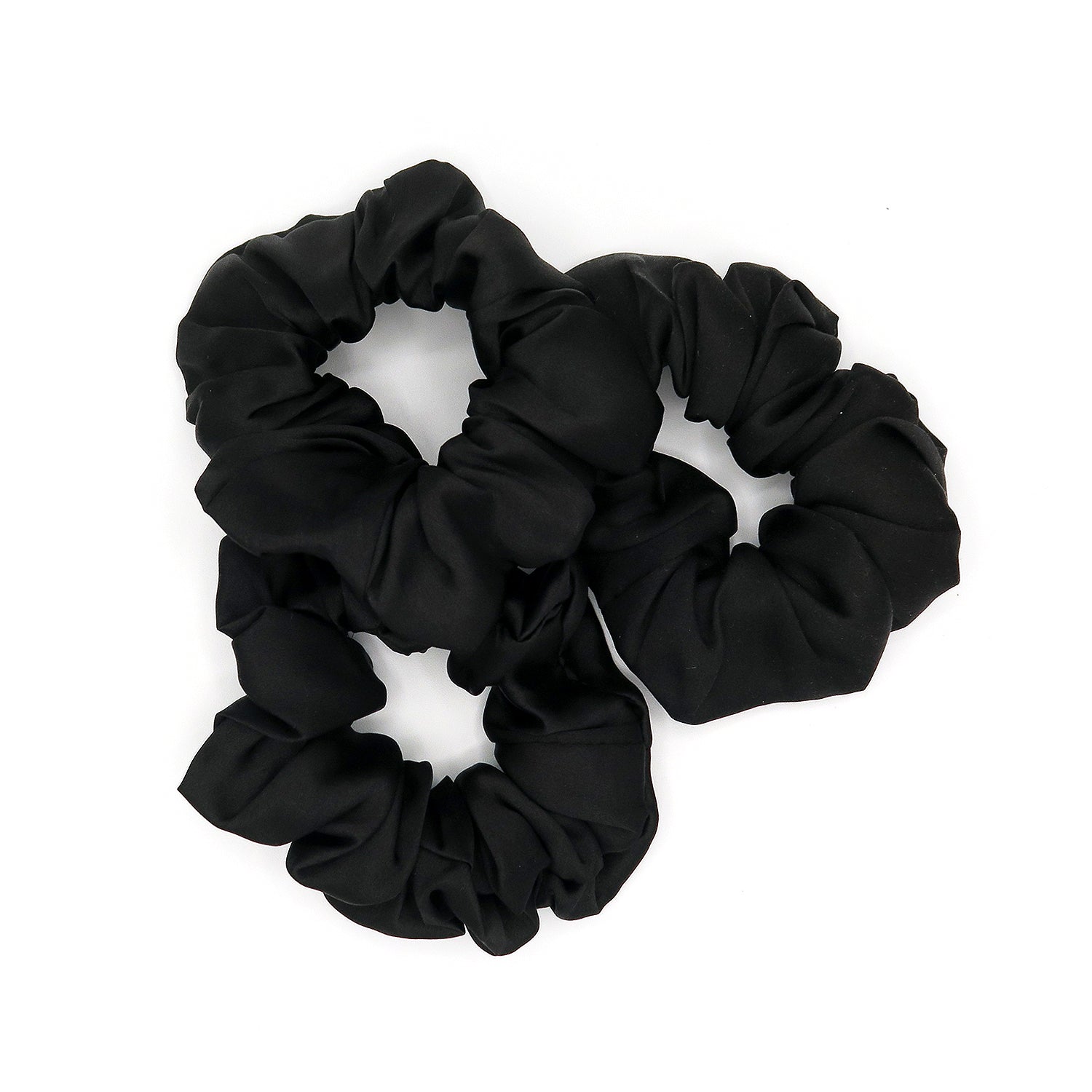 Silk Scrunchie Trio