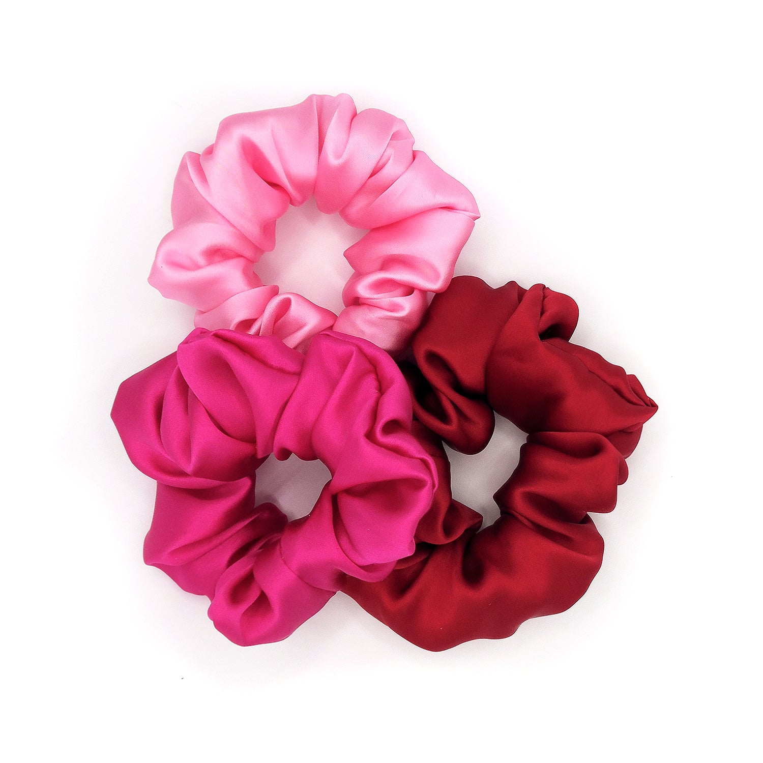 Silk Scrunchie Trio