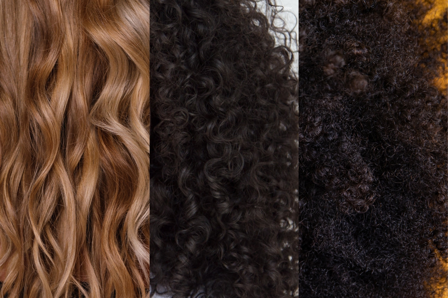 Multiple curly hair patterns